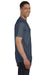 Comfort Colors 6030CC Mens Short Sleeve Crewneck T-Shirt w/ Pocket Denim Blue Side