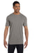 Comfort Colors 6030CC Mens Short Sleeve Crewneck T-Shirt w/ Pocket Grey Front