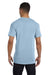 Comfort Colors 6030CC Mens Short Sleeve Crewneck T-Shirt w/ Pocket Ice Blue Back