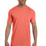 Comfort Colors Mens Short Sleeve Crewneck T-Shirt w/ Pocket - Bright Salmon