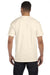 Comfort Colors 6030CC Mens Short Sleeve Crewneck T-Shirt w/ Pocket Ivory White Back