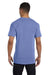 Comfort Colors 6030CC Mens Short Sleeve Crewneck T-Shirt w/ Pocket Flo Blue Back