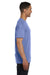 Comfort Colors 6030CC Mens Short Sleeve Crewneck T-Shirt w/ Pocket Flo Blue Side