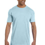 Comfort Colors Mens Short Sleeve Crewneck T-Shirt w/ Pocket - Chambray Blue