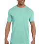 Comfort Colors Mens Short Sleeve Crewneck T-Shirt w/ Pocket - Island Reef Green