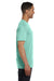 Comfort Colors 6030CC Mens Short Sleeve Crewneck T-Shirt w/ Pocket Island Reef Green Side