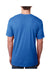 Next Level 6040 Mens Jersey Short Sleeve V-Neck T-Shirt Royal Blue Back