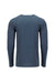 Next Level 6071 Mens Jersey Long Sleeve Crewneck T-Shirt Indigo Blue Back