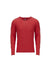 Next Level 6071 Mens Jersey Long Sleeve Crewneck T-Shirt Red Front