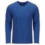 Next Level Mens Jersey Long Sleeve Crewneck T-Shirt - Vintage Royal Blue