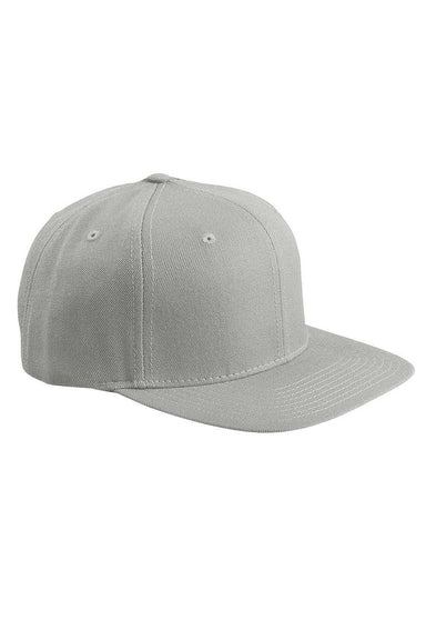 Yupoong 6089 Mens Adjustable Hat Heather Grey Front