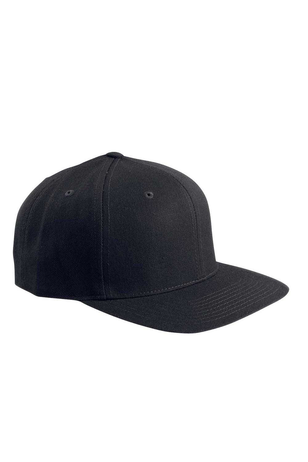 Yupoong 6089 Mens Adjustable Hat Black Front