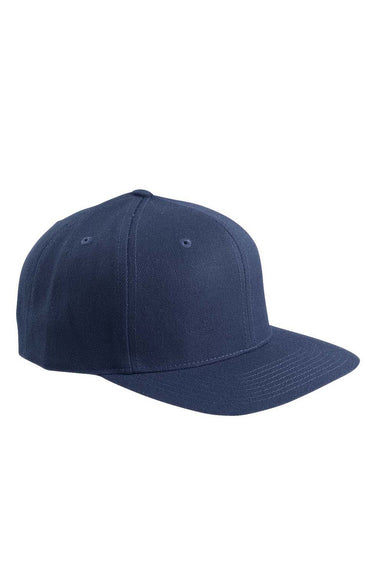 Yupoong 6089 Mens Adjustable Hat Navy Blue Front