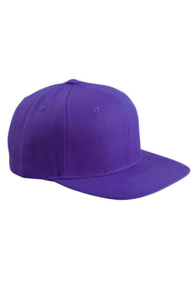 Yupoong 6089 Mens Adjustable Hat Purple Front