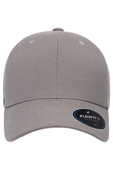 Flexfit 6100NU Mens NU Flexfit Hat Grey Front
