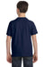 LAT 6101 Youth Fine Jersey Short Sleeve Crewneck T-Shirt Navy Blue Back