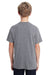 LAT 6101 Youth Fine Jersey Short Sleeve Crewneck T-Shirt Heather Granite Grey Back