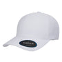Yupoong Mens Nu Moisture Wicking Adjustable Hat - White