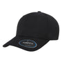 Yupoong Mens Nu Moisture Wicking Adjustable Hat - Black