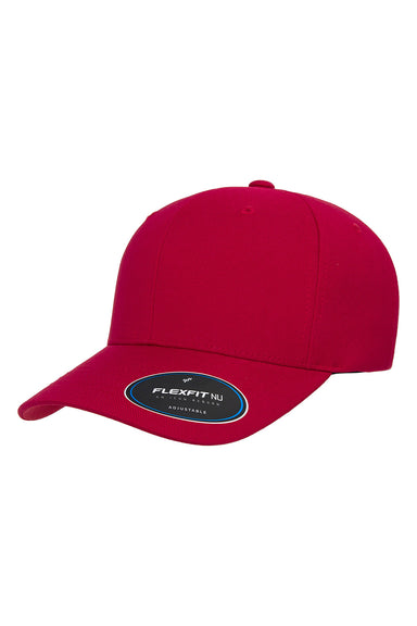 Yupoong 6110NU Mens Nu Adjustable Hat Red Front