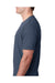 Next Level 6200 Mens Jersey Short Sleeve Crewneck T-Shirt Indigo Blue Side