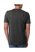 Next Level 6200 Mens Jersey Short Sleeve Crewneck T-Shirt Charcoal Grey Back