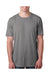 Next Level 6200 Mens Jersey Short Sleeve Crewneck T-Shirt Ash Grey Front