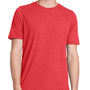 Next Level Mens Jersey Short Sleeve Crewneck T-Shirt - Red