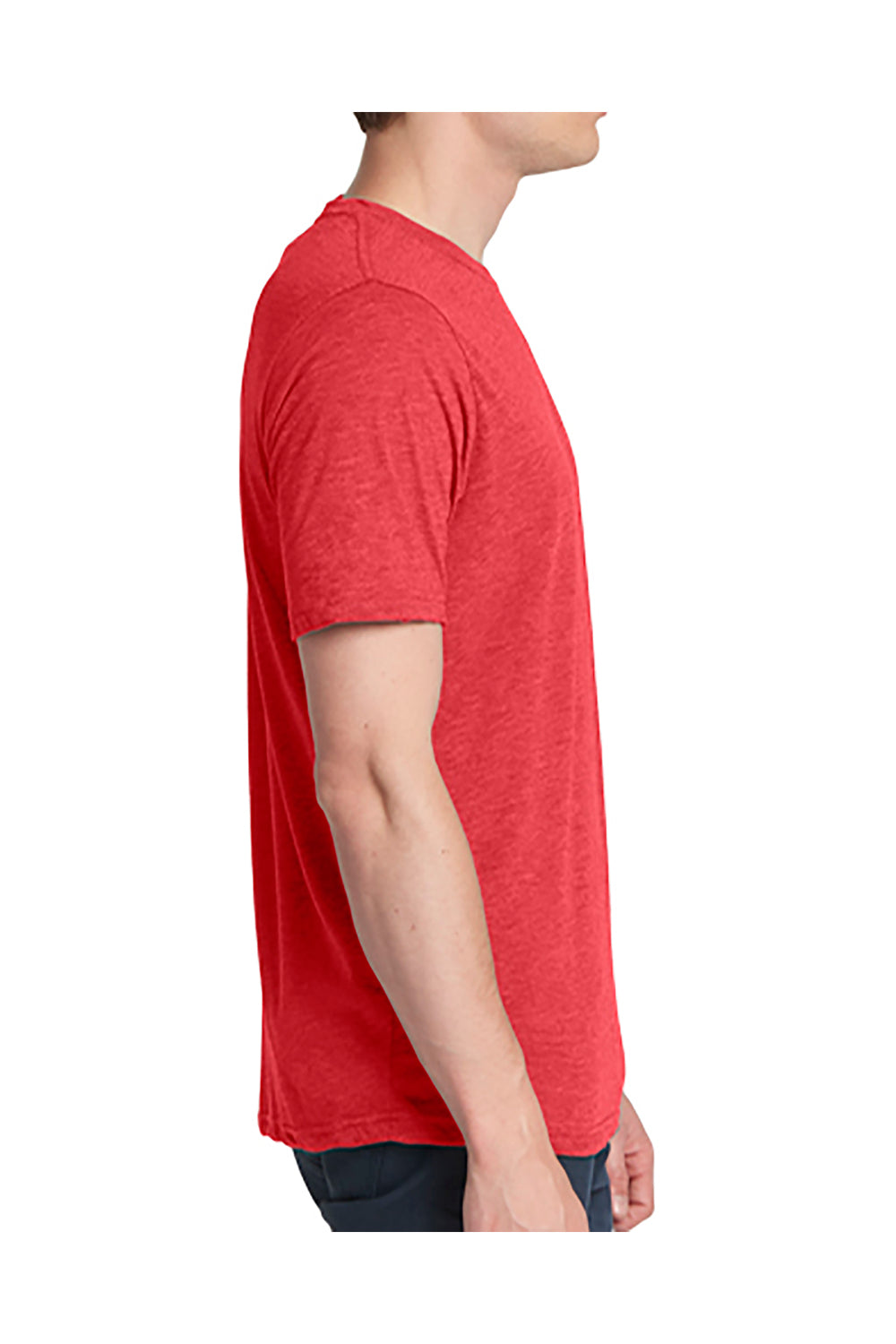 Next Level 6200 Mens Jersey Short Sleeve Crewneck T-Shirt Red Side