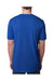 Next Level 6200 Mens Jersey Short Sleeve Crewneck T-Shirt Royal Blue Back