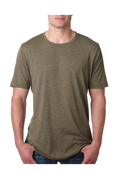 Next Level 6200 Mens Jersey Short Sleeve Crewneck T-Shirt Sage Brown Front