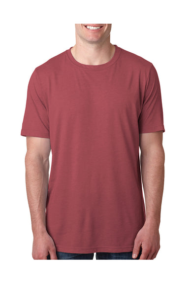 Next Level 6200 Mens Jersey Short Sleeve Crewneck T-Shirt Paprika Red Front