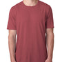 Next Level Mens Jersey Short Sleeve Crewneck T-Shirt - Smoked Paprika Red