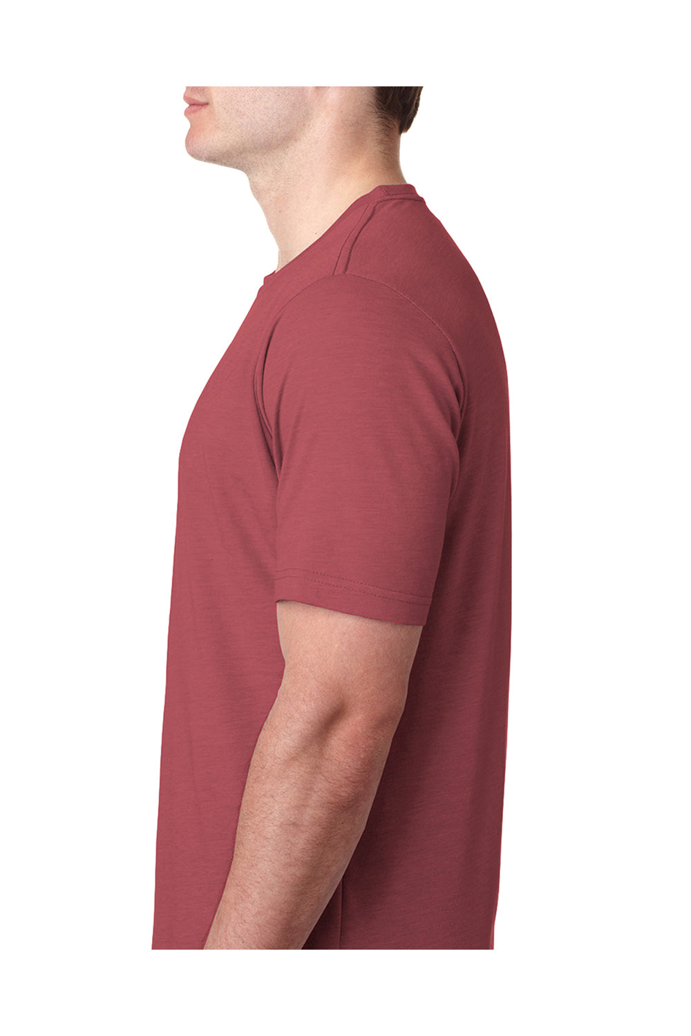 Next Level 6200 Mens Jersey Short Sleeve Crewneck T-Shirt Paprika Red Side