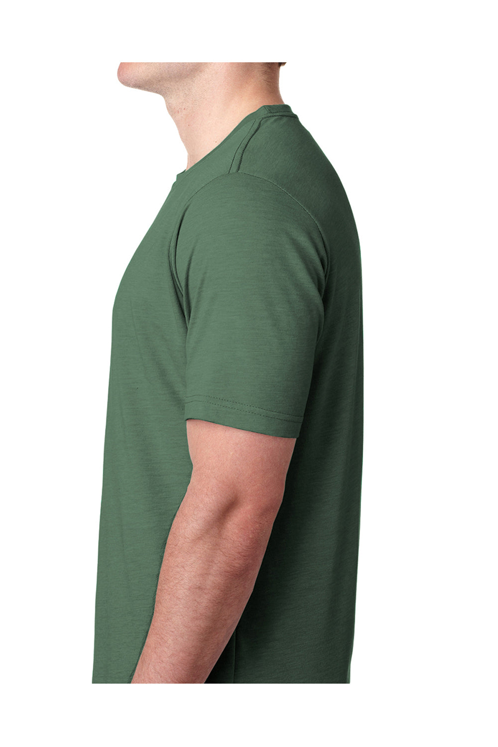Next Level 6200 Mens Jersey Short Sleeve Crewneck T-Shirt Pine Green Side