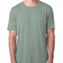 Next Level Mens Jersey Short Sleeve Crewneck T-Shirt - Stonewashed Green