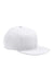 Flexfit 6210 Mens Fitted Stretch Fit Hat White Front