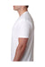 Next Level 6240 Mens CVC Jersey Short Sleeve V-Neck T-Shirt White Side