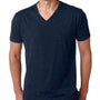 Next Level Mens CVC Jersey Short Sleeve V-Neck T-Shirt - Midnight Navy Blue