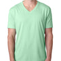 Next Level Mens CVC Jersey Short Sleeve V-Neck T-Shirt - Mint Green - Closeout