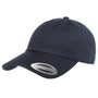 Yupoong Mens Adjustable Hat - Navy Blue