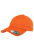 Yupoong 6245CM Mens Adjustable Hat Orange Front