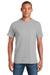 Gildan 5000/G500 Mens Short Sleeve Crewneck T-Shirt Ice Grey Front