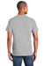 Gildan 5000/G500 Mens Short Sleeve Crewneck T-Shirt Ice Grey Back
