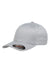 Flexfit 6277 Mens Stretch Fit Hat Silver Grey Front