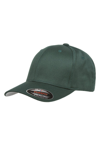 Flexfit 6277 Mens Stretch Fit Hat Spruce Green Front