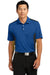 Nike 632418 Mens Dri-Fit Moisture Wicking Short Sleeve Polo Shirt Royal Blue/Black Front