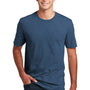 District Mens Perfect Blend Short Sleeve Crewneck T-Shirt - Deep Royal Blue Fleck