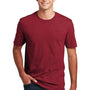 District Mens Perfect Blend Short Sleeve Crewneck T-Shirt - Red Fleck