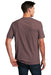 District DM108 Mens Perfect Blend Short Sleeve Crewneck T-Shirt Rose Fleck Back